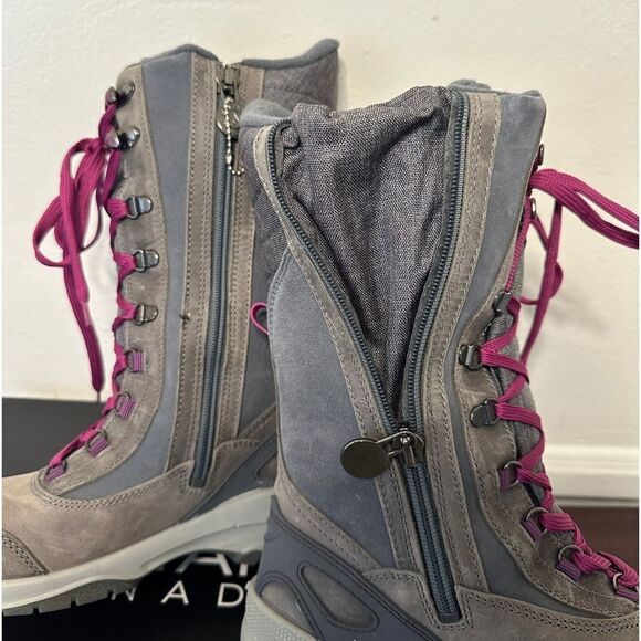 Santana Canada lined lace up waterproof anti slip boot size 10, made in Italy - Picture 11 of 16